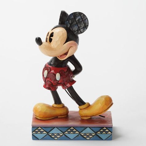 Disney Traditions by Jim Shore Mickey Mouse Personality Pose Stone Resin Figurine, 4.875