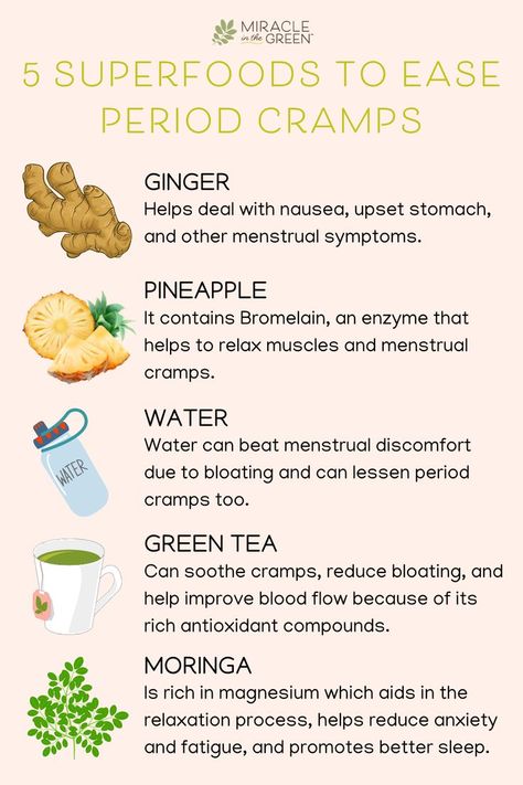 Ease Period Cramps, Food For Period, List Of Superfoods, Super Foods List, Period Pain Relief, Natural Remedies For Migraines, Moringa Powder, Period Hacks, Allergy Remedies