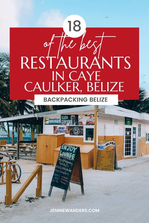 Best Places To Eat In Caye Caulker (Backpacker Guide) Caye Caulker Belize Food, Belize Trip, 2023 Budget, Belize Travel Guide, Travel To Peru, Travel Belize, Caye Caulker Belize, Belize Food, Belize Vacation