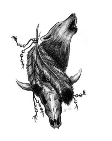 Native American Wolf Tattoo, Howling Wolf Tattoo, Wolf Tattoo Meaning, Wolf Tattoos For Women, Tattoo Wolf, Wolf Tattoo Sleeve, Native American Wolf, Native Tattoos, Wolf Tattoo Design