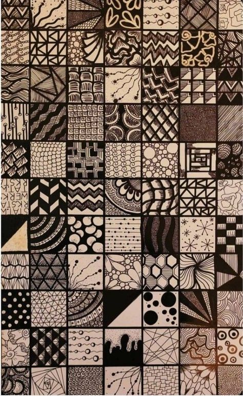 Doddle Art, Zen Doodle Patterns, Mandala Art Therapy, Pen Art Drawings, Zen Doodle Art, Geometric Pattern Art, Geometric Design Art, Mandala Design Pattern, Art Journal Techniques