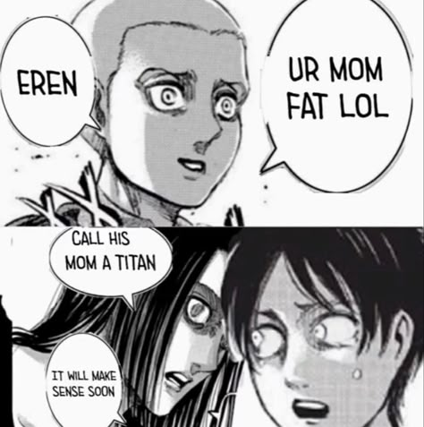 The Rumbling, Aot Funny, Its Coming, Aot Memes, Attack On Titan Comic, Attack On Titan Funny, Titans Anime, Titan Anime, 5 Anime