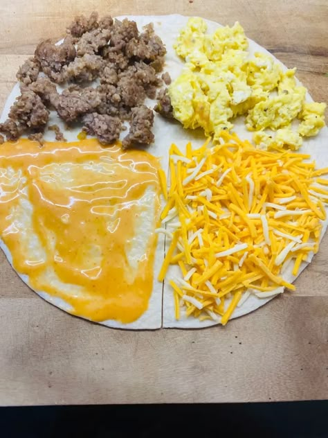 Air Fryer Breakfast Burrito Recipes, Air Fry Wraps, Air Fryer Breakfast Quesadilla, Breakfast Taquitos Air Fryer, Airfryer Tortilla Wraps, Healthy Breakfast Tortilla Wraps, Tortilla Egg Breakfast Air Fryer, Breakfast Pizza With Tortilla, Air Fryer Quesadillas