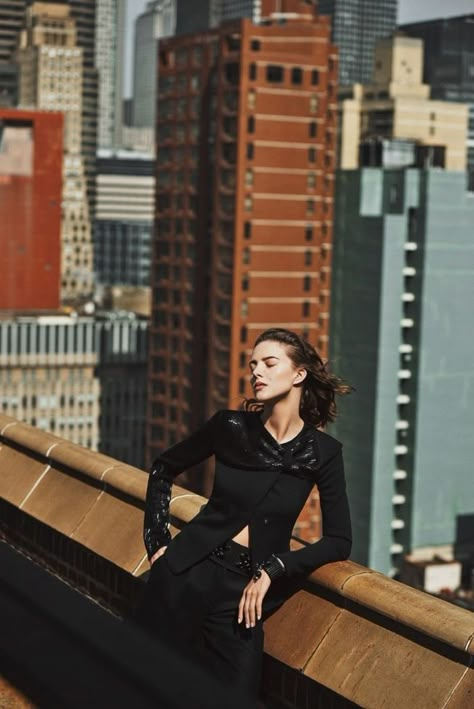 New York Rooftop Photoshoot, Rooftop Fashion Editorial, Rooftop Fashion Shoot, Rooftop Editorial, Nyc Photoshoot Ideas, Rooftop Nyc, Rooftop Shoot, Lachlan Bailey, City Rooftop