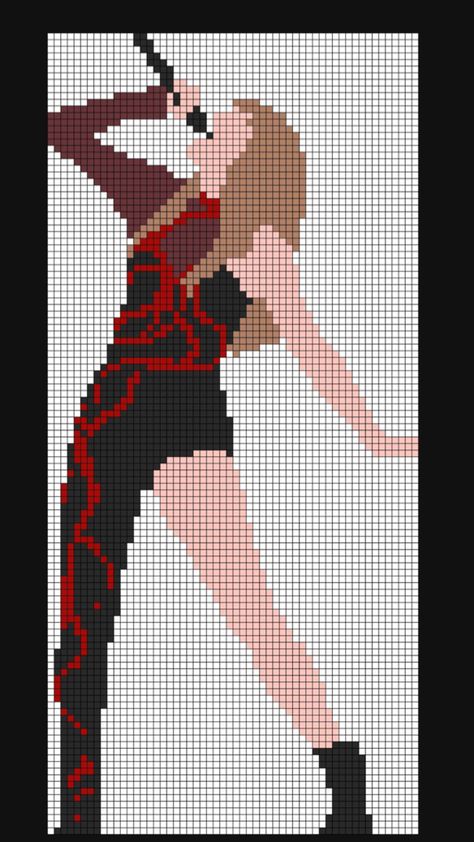 Pixelated reputation picture Easy Perler Beads Ideas, Crochet Teddy Bear Pattern, Easy Pixel Art, Diy Perler Bead Crafts, Estilo Taylor Swift, Tapestry Crochet Patterns, Crochet Teddy Bear, Diy Perler Beads, Disney Cross Stitch