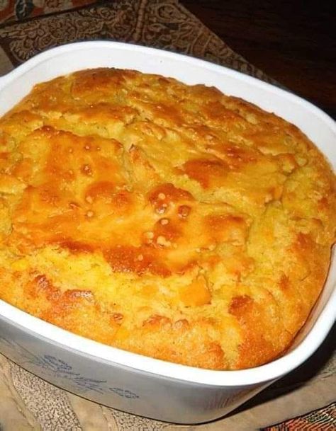 Paula Deen Recipes For Family 🍰🍲 | Corn Casserole Creamy Corn Casserole, Easy Corn Casserole, Easy Corn, Jiffy Corn Muffin Mix, Corn Casserole Recipe, Queso Cheddar, Creamy Corn, Food Contest, 12 Tomatoes