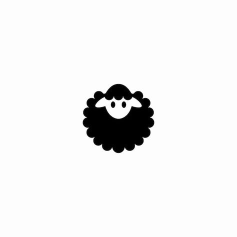 Sheep logo vector icon illustration | Premium Vector #Freepik #vector #lamb-logo #sheep-logo #ram-logo #cow-head Lamb Logo, Stuffed Lamb Toy, Sheep Logo, Toys Logo, Cow Logo, Sheep Illustration, Beach Logo, Eco Brand, Logo Sketches