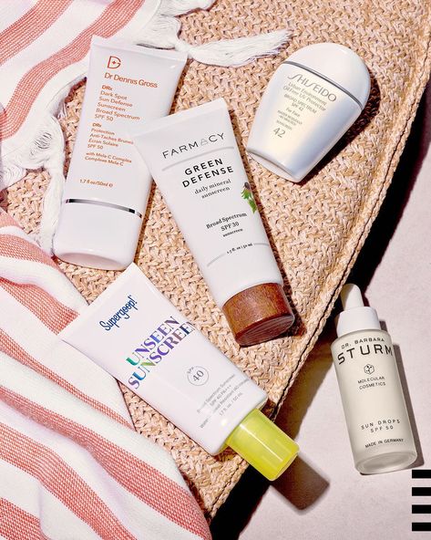 Sunscreen Collection, Best Drugstore Sunscreen, Lancer Skincare, Skincare Sephora, Makeup Brushes Guide, Barbara Sturm, Skin Care Ideas, Ren Clean Skincare, Summer Series