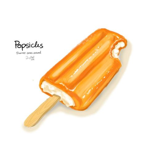 Popsicles Popsicle Drawing Cute, Popsicle Painting, Popsicle Drawing, Popsicle Illustration, Popsicles Illustration, Colored Pencil Artwork Ideas, Speed Draw, Candy Drawing, Markers Drawing Ideas