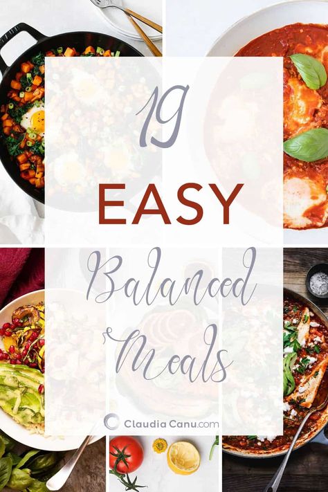 Balanced Plate Meals, Easy Balanced Meals, Balanced Plate, Meal Ready To Eat, Balanced Meal Plan, Chicken And Cabbage, Shrimp And Asparagus, Nutrition And Dietetics, Smart Cooking