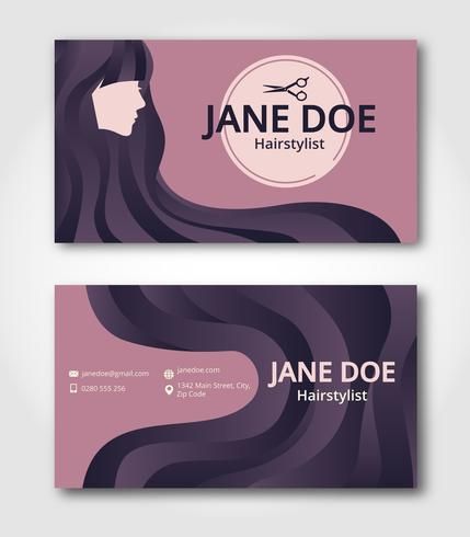 Hairstylist Business Card Template Cosmetologist Business Cards, Types Of Marketing, Company Card, Barber Shop Interior, Hair Salon Business, Hair Business Cards, Business Card Organizer, Hairstylist Business Cards, Hair Business