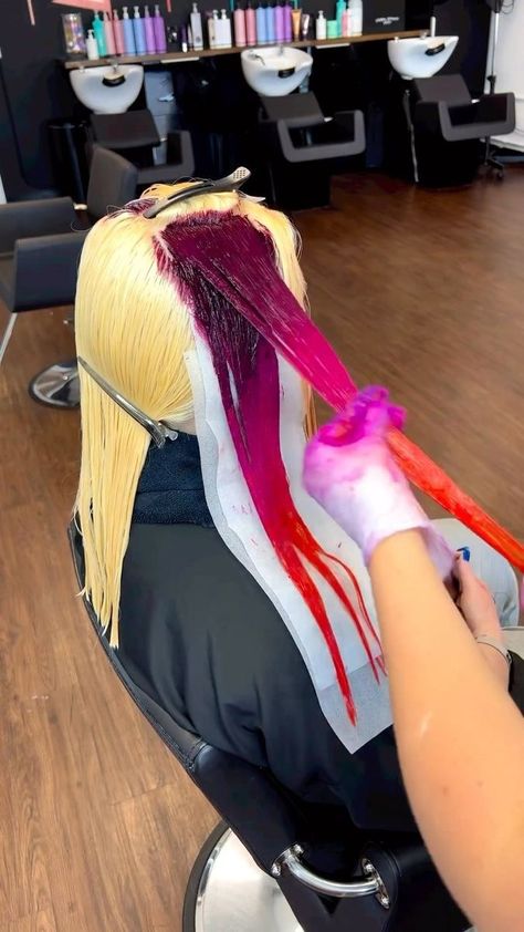 Chromasilk Vivids, Hair Color Placement, Pravana Vivids, Colour Remover, Pro Tip, Color Melting, Hair Color, How To Apply, Hair