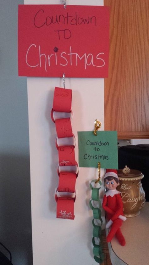 Elf Countdown To Christmas, Elf On The Shelf Countdown To Christmas, Elf On The Shelf Countdown, Elf Countdown, Elf Advent Calendar, Elf 2023, Elf Is Back Ideas, Diy Christmas Home Decor, Pancake Ideas