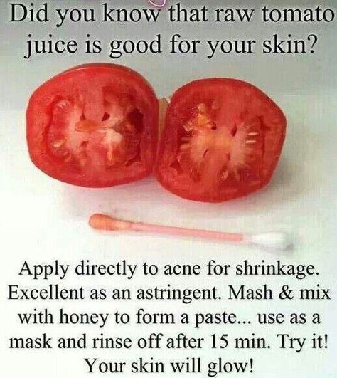 Raw tomato juice is good for skin Homemade Bubbles, Acne Help, Face Mapping, Natural Acne, Beauty Regime, Treat Yoself, Beauty Remedies, Acne Remedies, Skin Remedies