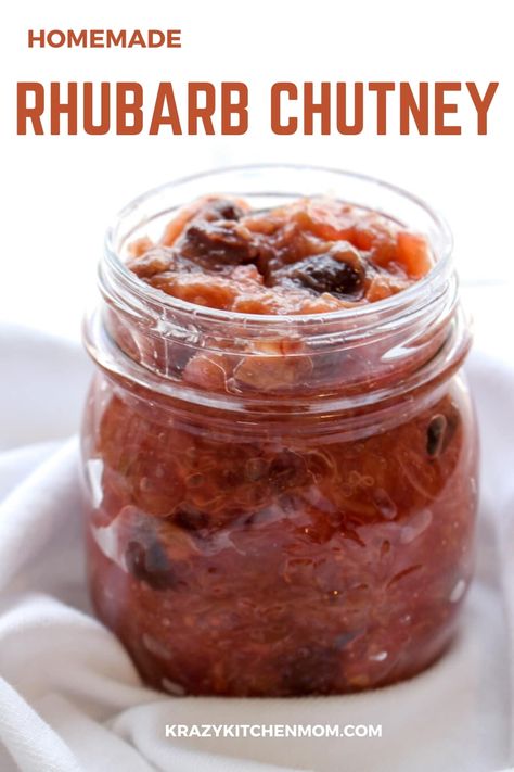 Rhubarb Chutney, Freeze Rhubarb, Cream Cheese Appetizer, Chutney Recipe, Rhubarb Recipes, Sweet Tart, Cheese Appetizers, Chutney Recipes, Jams & Jellies