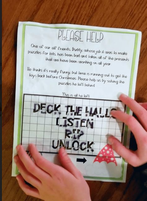 DIY Christmas Escape Room That Kids Will Love - Homemade Escape Room Ideas, Kids Escape Room Ideas, Escape Room Ideas For Teens, Diy Christmas Escape Room, Christmas Escape Room For Kids, Diy Escape Room For Kids, Escape Room Ideas For Kids, Escape Room Puzzle Ideas, Christmas Escape Room