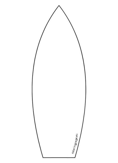 Surfboard Template, Surfboard, Projects To Try, The Originals