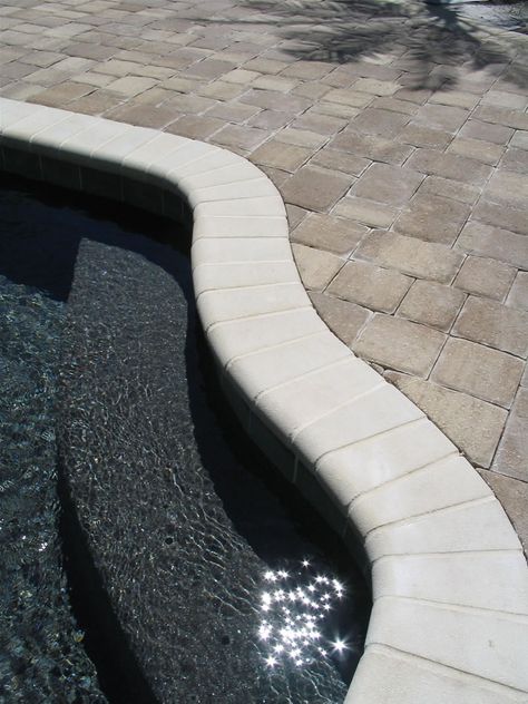 Pool Deck Brick Black Bottom Pool Black Bottom Pools, Crazy Pool, Swimming Pool Cost, Swimming Pool Prices, Pool Resurfacing, Pool Shade, Fiberglass Swimming Pools, Pool Liner, Pool Renovation