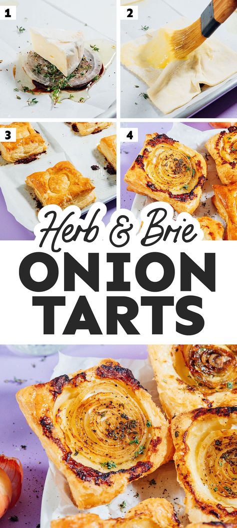 Upside Down Cooking Puff Pastry, Onion Puff Pastry Tart Upside Down, Upside Down Tart Puff Pastry Savory, Upside Down Tarts, Onion Tart Puff Pastry, Puff Pastry Tart Recipes, Upside Down Puff Pastry Recipes, Puff Pastry Dinner Recipes, Study Meals