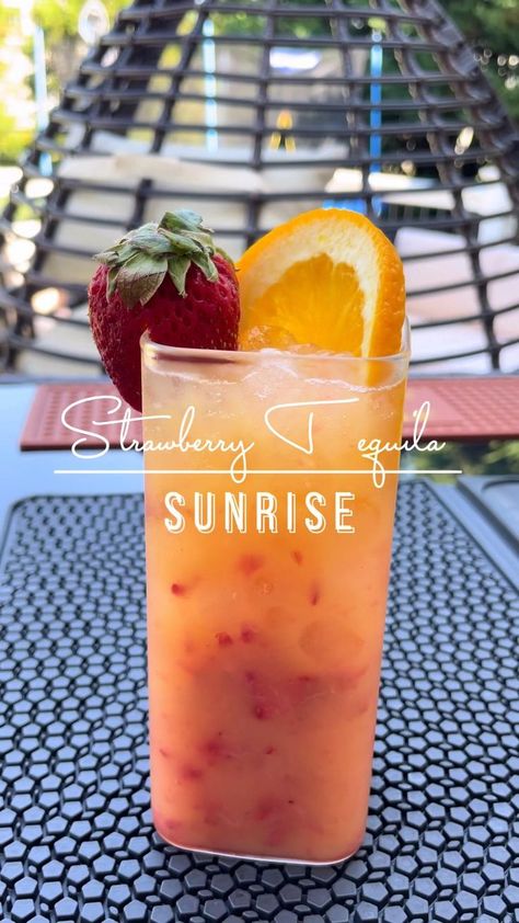 Strawberry Tequila Sunrise in 2022 | Summer drinks alcohol recipes, Yummy alcoholic drinks, Drinks alcohol recipes Drinks Alcohol Recipes Easy, Summer Drinks Alcohol Recipes, Strawberry Tequila, Fun Drinks Alcohol, Summer Drinks Alcohol, Liquor Recipes, Cocktail Drinks Alcoholic, Drink Recipes Nonalcoholic, Mixed Drinks Alcohol