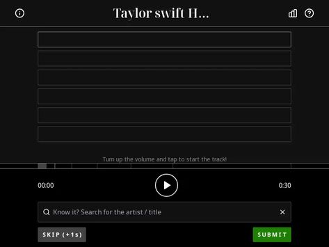 Play TayHeardle Game Online Taylor Swift Game, Taylor Swift Songs, Online Games, Taylor Swift, Swift, Gaming