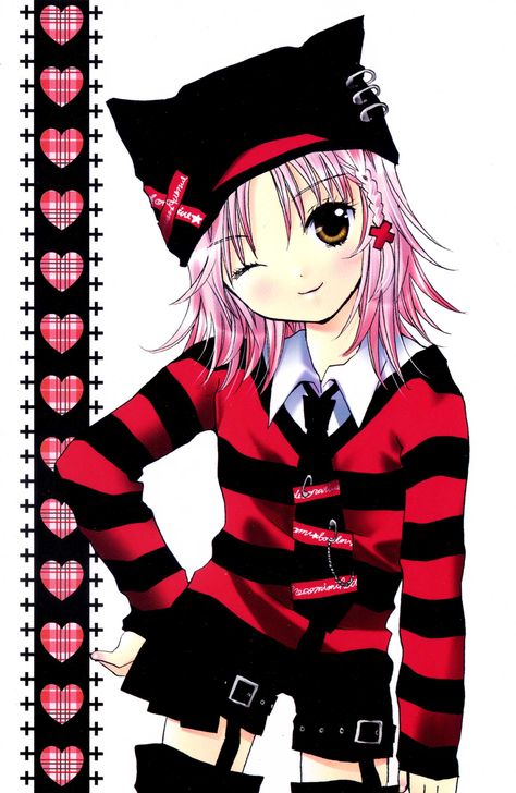 ♥♥♥♥ Shugo Chara, Red, Anime, Hair, Pink, Black