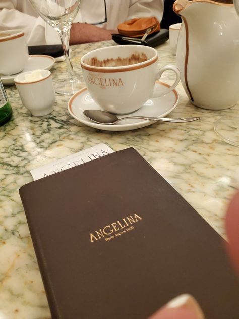 Best Hot Chocolate in the world! Only Angelina's in Paris. Angelina Cafe, Best Hot Chocolate, Cafe Aesthetic, A Paris, Hot Chocolate, Tennis, Cafe, Paris, Coffee