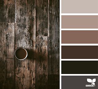 Rustic Tones Black Brown Color Palette, Lodge Color Palette, Rustic Color Palette, Rustic Paint Colors, Black Archives, Rustic Color Schemes, Design Seed, Rustic Color Palettes, Seeds Color