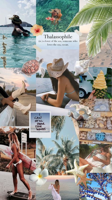 #coconutgirl #beach #wallpaper #quotes #vibes #summer #aesthetic #mood #moodboard #collageart Beach Wallpaper Quotes, Summer Mood Board Aesthetic, Vision Casting, Summer Mood Board, Beachy Wallpaper, Surfer Aesthetic, Beach Wallpaper Iphone, Beach Girl Aesthetic, Beachy Aesthetic