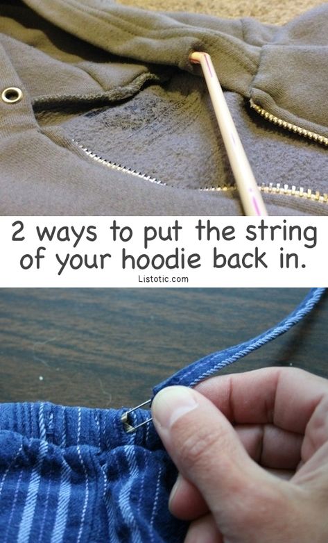 A great list of DIY style, clothing and life hacks every girl should know! Everything from organization to bra straps! Tips for teens and women. Listotic.com Ruined Clothes, Life Hacks Every Girl Should Know, Mom Hacks, Clothing Hacks, Thirty One, It's Fall, Household Hacks, Safety Pin, Things To Know