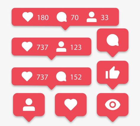 Premium Vector | Social media notification icons in speech bubbles like love comment share follower seen Instagram Dm Messages 99+ Icon, Social Media Notifications Aesthetic, Lots Of Notifications Aesthetic, White App Icons Facebook, Notifications Aesthetic, White App Icons Instagram, Notification Aesthetic, Face Book App, Instagram Notification