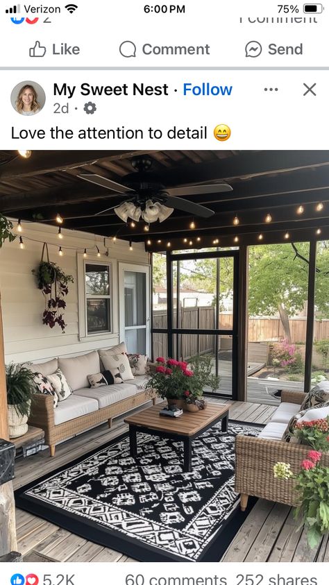 Lanai Design, Cozy Living Room Warm, Back Patio Ideas, Enclosed Porches, Patio Enclosures, Retirement House, Living Room Warm, Screened In Patio, Backyard Porch