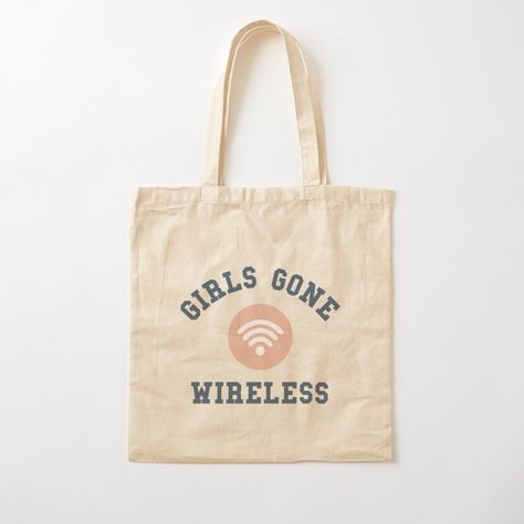 Get my art printed on awesome products. Support me at Redbubble #RBandME: https://www.redbubble.com/i/tote-bag/Girls-gone-wireless-by-Morcawork/69320729.P1QBH?asc=u Vegan Vibes, German Shepherd Mom, Look Retro, Bakery Logo, Bakery Logo Design, Market Tote, Cotton Tote Bag, Funny Valentine, Carry Bag