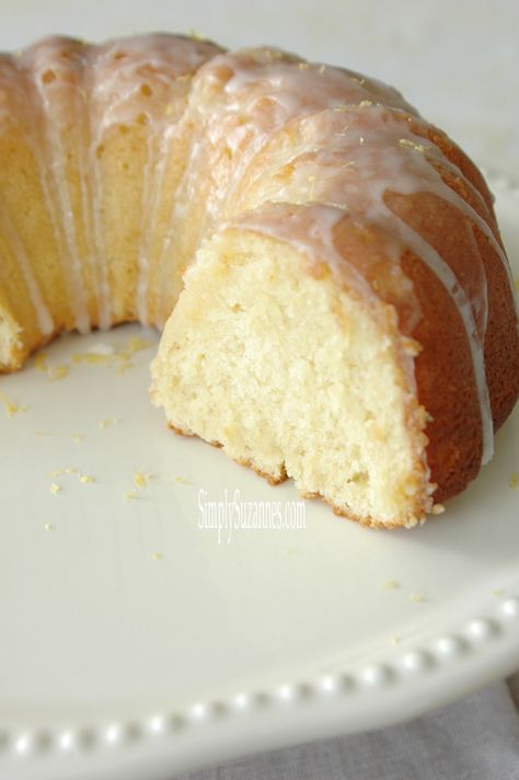 Simply Suzanne's AT HOME: the best lemon bundt cake! Lemon Bundt Cake Recipe, Orange Bundt Cake, Cake Preparation, Lemon Bundt Cake, Full Disclosure, Bundt Cakes Recipes, Scrumptious Desserts, Lemon Cookies, Lemon Butter