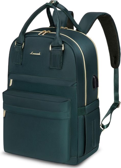 Amazon.com: LOVEVOOK Laptop Backpack for Women 15.6 Inch Laptop Bag with USB Port, Fashion Waterproof Backpacks Teacher Nurse Stylish Travel Bags Vintage Daypacks Bookbag for College School Work : Electronics Stylish Travel Bag, College Work, Backpack For Women, Bags Vintage, College Bags, Waterproof Backpack, School College, Laptop Backpack, Laptop Bag