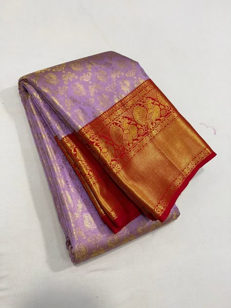 Lavender Colour Pattu Saree, Latest Pattu Saree Colour Combinations, Lilac Colour Combinations, Lavender Saree Contrast Blouse, Lavender Pattu Saree, Youtube Thamnel, Lavender Sarees, Raksha Gowda, Saree Reference