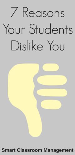 7 Reasons Your Students Dislike You - Smart Classroom Management Natural Consequences In The Classroom, English Classroom Ideas, Michael Linsin, Consequences In The Classroom, Classroom Management Quotes, Being Disliked, Classroom Consequences, Building Rapport, Classroom Management Ideas