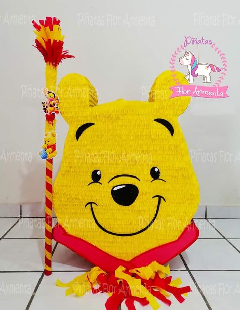 Winnie The Pooh Pinata, Disney Diy Crafts, Winnie The Pooh Themes, Horse Birthday Parties, Piñata Ideas, Pooh Party, Baby Boy 1st Birthday Party, Pooh Birthday, Winnie The Pooh Pictures