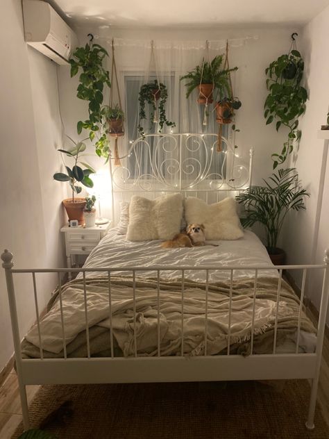 Ikea Leirvik Bed Inspiration, Ikea Leirvik, Leirvik Bed, Jungle Bedroom, Fantasy Furniture, Bedding Inspiration, Makeover Bedroom, Ikea Bed, Room Makeover Bedroom