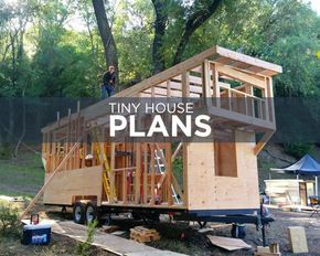 Trailer House, Small Tiny House, Diy Tiny House, Tiny House Trailer, Building A Tiny House, Best Tiny House, Tiny House Inspiration, Tiny House Floor Plans, Tiny Home Ideas