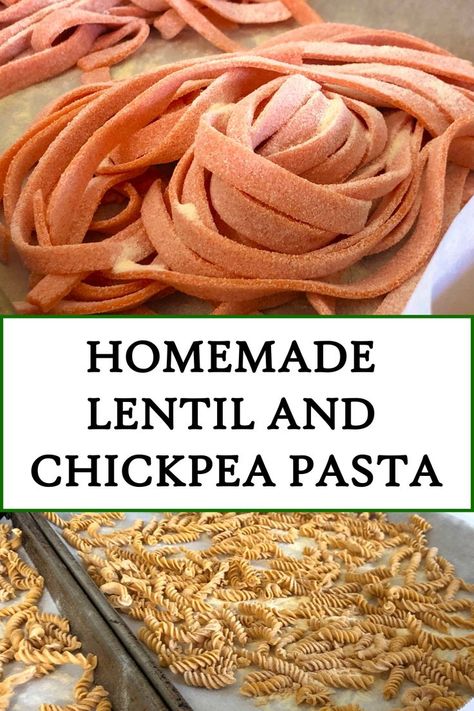 gluten free pasta Wheat Free Pasta, Lentil Pasta Recipe, Lentil And Chickpea, Homemade Gluten Free Pasta, Protein Pasta Recipes, Pasta At Home, Eating Pasta, Gluten Free Cookbooks, Homemade Pasta Recipe