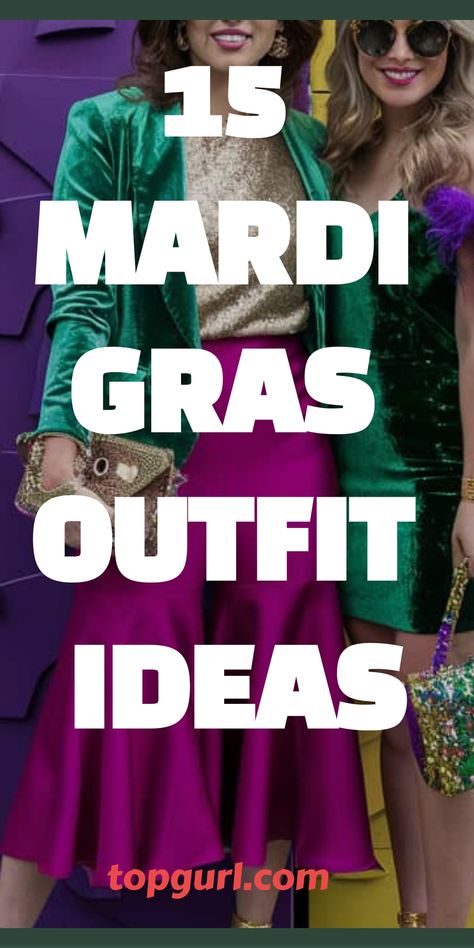 15 Fabulous Mardi Gras Outfit Ideas to Let the Good Times Roll Mardi Gras Gala Outfit, Mardi Gras Jacket Diy, Mari Gras Outfit Ideas, Mardi Gras Party Outfits For Women, Mardi Gras Outfit Ideas For Women, Mardi Gras Costume Diy, Mardi Gras Masquerade Party Outfit, Mardi Gras Clothes, What To Wear To Mardi Gras New Orleans