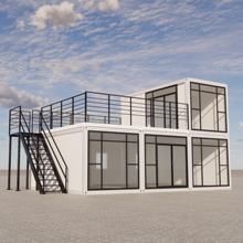 Container Van House, Container Van, Container Restaurant, Prefab Houses, Container Bar, Van House, Container Office, Restaurant Office, Shipping Container House