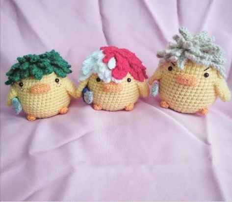 Mha Crochet Patterns Free, Orange Crochet Ideas, Crochet Anime Characters, Anime Crochet Patterns Free, The Hokage, Anime Crochet, Orange Jumpsuit, Easy Crochet Animals, Stylish Crochet