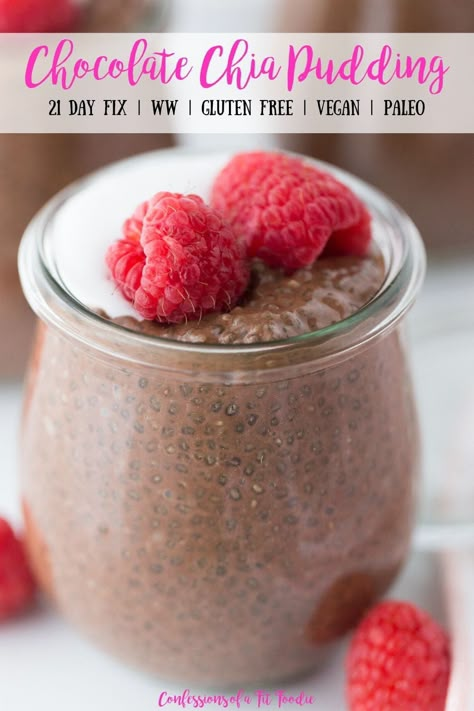 Chia Pudding Ratio, Chia Pudding Almond Milk, Chia Pudding Breakfast, Chocolate Chia Seed Pudding, Chocolate Chia Pudding, Strawberry Shortcake Recipes, Shortcake Recipe, Protein Pudding, Chia Pudding Recipes