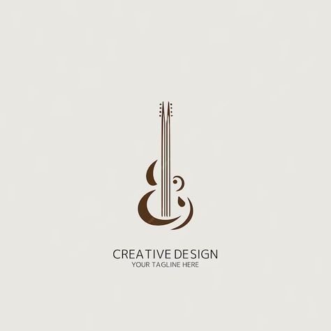 Premium Vector | Guitar logo vector image Logo Design Music Art, Guitar Symbol, Guitar Logo Design, Musician Logo Ideas, Orchestra Logo, Loog Guitar, Guitar Sketch, Guitar Vector, Guitar Studio