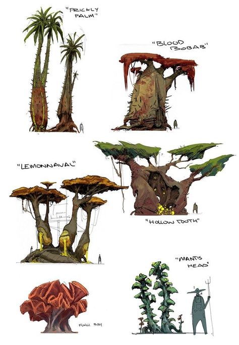 Borderlands 3 Art, Alien Plants, Props Concept, Borderlands 3, Animals Dogs, Landscape Concept, Alien Concept Art, Game Concept Art, Creature Concept Art