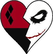 Mad Love Tattoo, Harley Quinn Symbol, Harley Drawing, Joker Drawing Easy, Joker Symbol, Harley Quinn Sticker, Joker Stencil, Creepy Valentines, Harley Quinn Painting