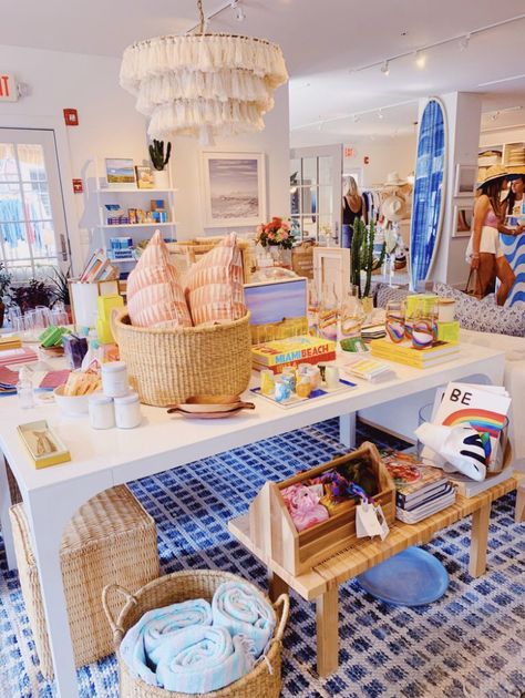 Preppy Boutique, Coastal Boutique, Beachy Theme, Clothing Store Interior, Coastal Aesthetic, Dream Summer, Beach Room, Salty Dog, Boutique Decor