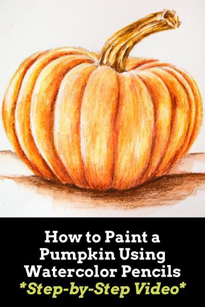 Step-by-step tutorial created for beginners getting started with watercolor pencils! How to use watercolor pencils for realistic results. Subscribe to my YouTube channel for new art videos every single week: Art tips, drawing and painting tutorials, mindset and encouragement for artists. #watercolourpumpkinsautumn #fallartwork #howtousewatercolourpencils #watercolourpenciltutorialforbeginners #howtodrawapumpkin #watercolourpencilpumpkin Watercolor Pencil Tutorial, Pencil Art For Beginners, Practice Sketching, Watercolor Pencils Techniques, Pumpkin Tutorial, Pencil Tutorial, Pumpkin Watercolor, Pastels Art, Colored Pencil Art Projects